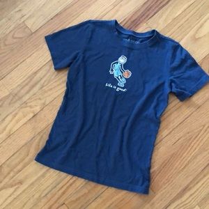 LIFE IS GOOD Kids Tee Shirt Size Large
